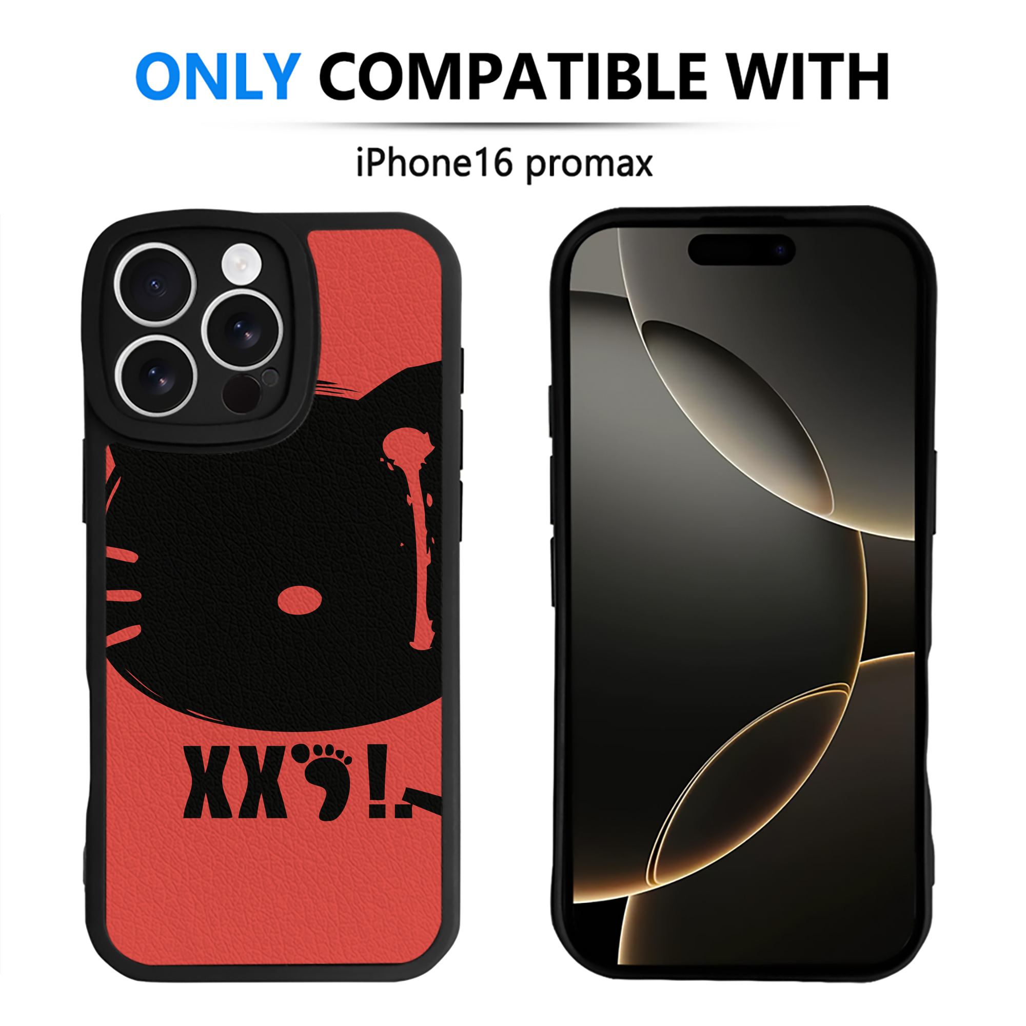 （画像用） Hello Kitty ハローキティ 【iPhone 16シリーズ対応】シリコンスマホケース（レザー調） 材質：シリコン